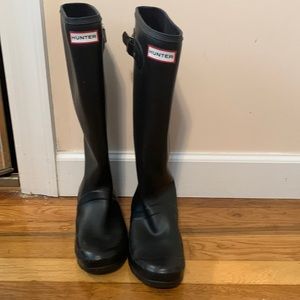 Hunter Tall Boots in very good condition
